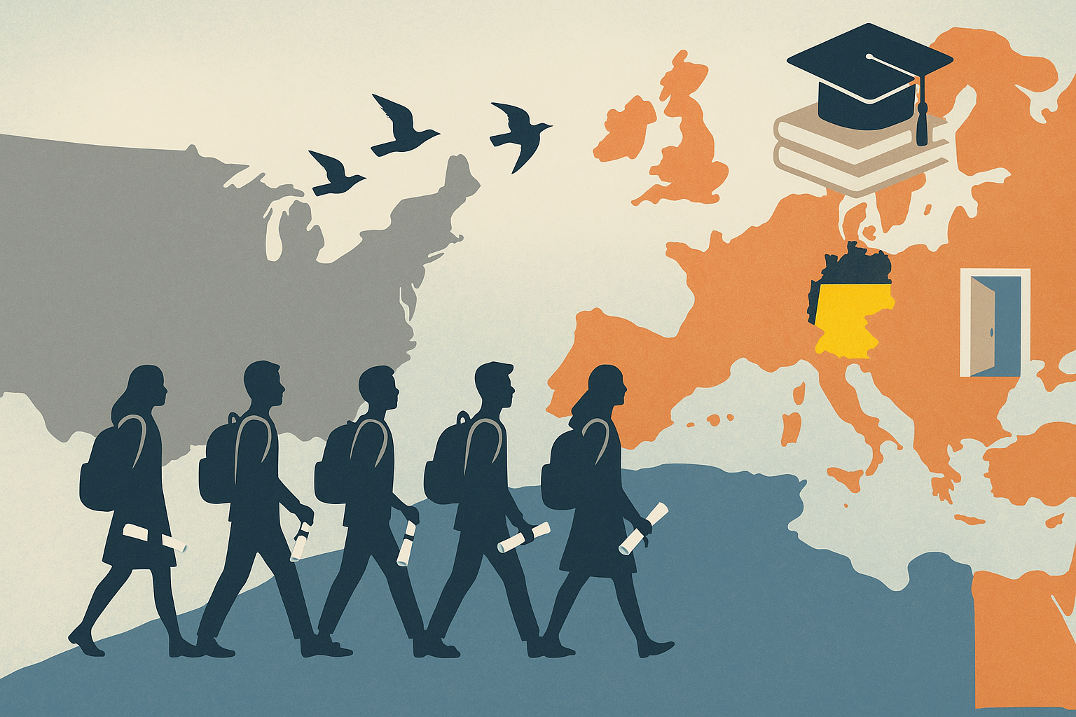 US Restrictions Drive International Students to Europe