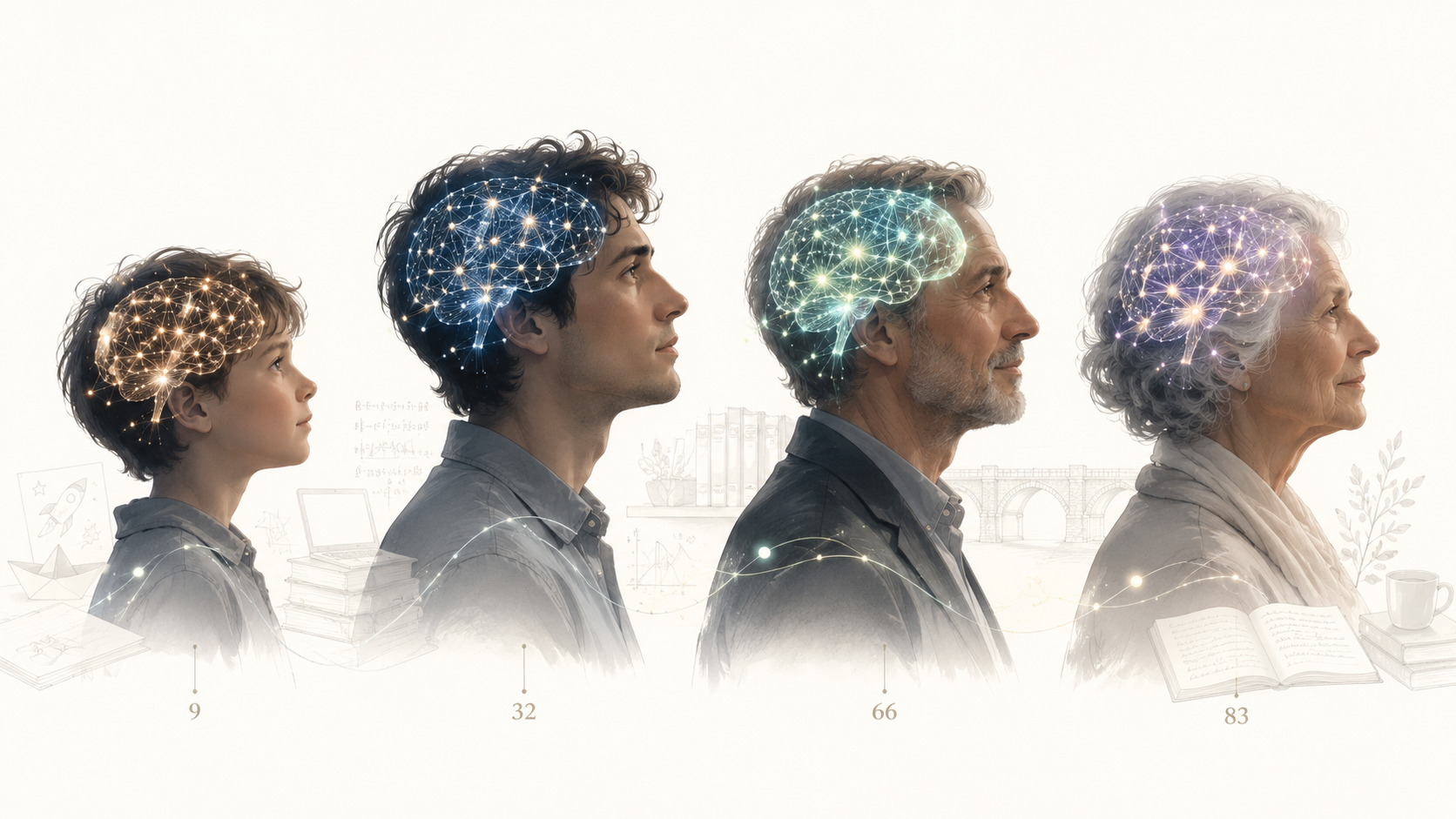 The Brain Has No Academic Age